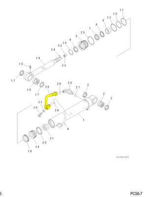 PC56 PC55MR-2 掘削機管道 建設工事における鉄管