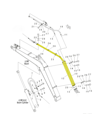 PC56 PC55MR-2 掘削機管道 建設工事における鉄管
