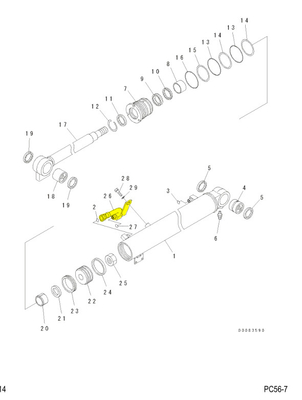 PC56 PC55MR-2 掘削機管道 建設工事における鉄管