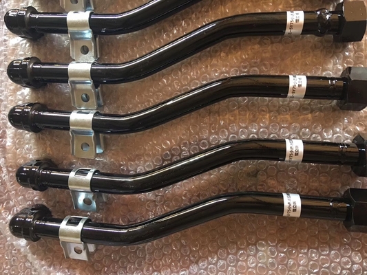 SY75 水力システム配送器 掘削機用鉄管用のブームパイプとリターンパイプ
