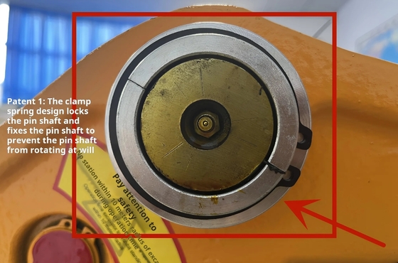 断裂しない鋳造掘削機 快速接続ピン 径50~80mm