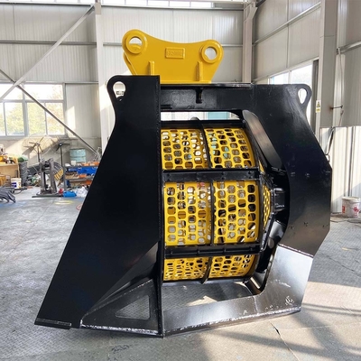 4トン 6トン 10トン バックホー用のTiejia シブバケット 1.2m3回転スクリーンバケット掘削機